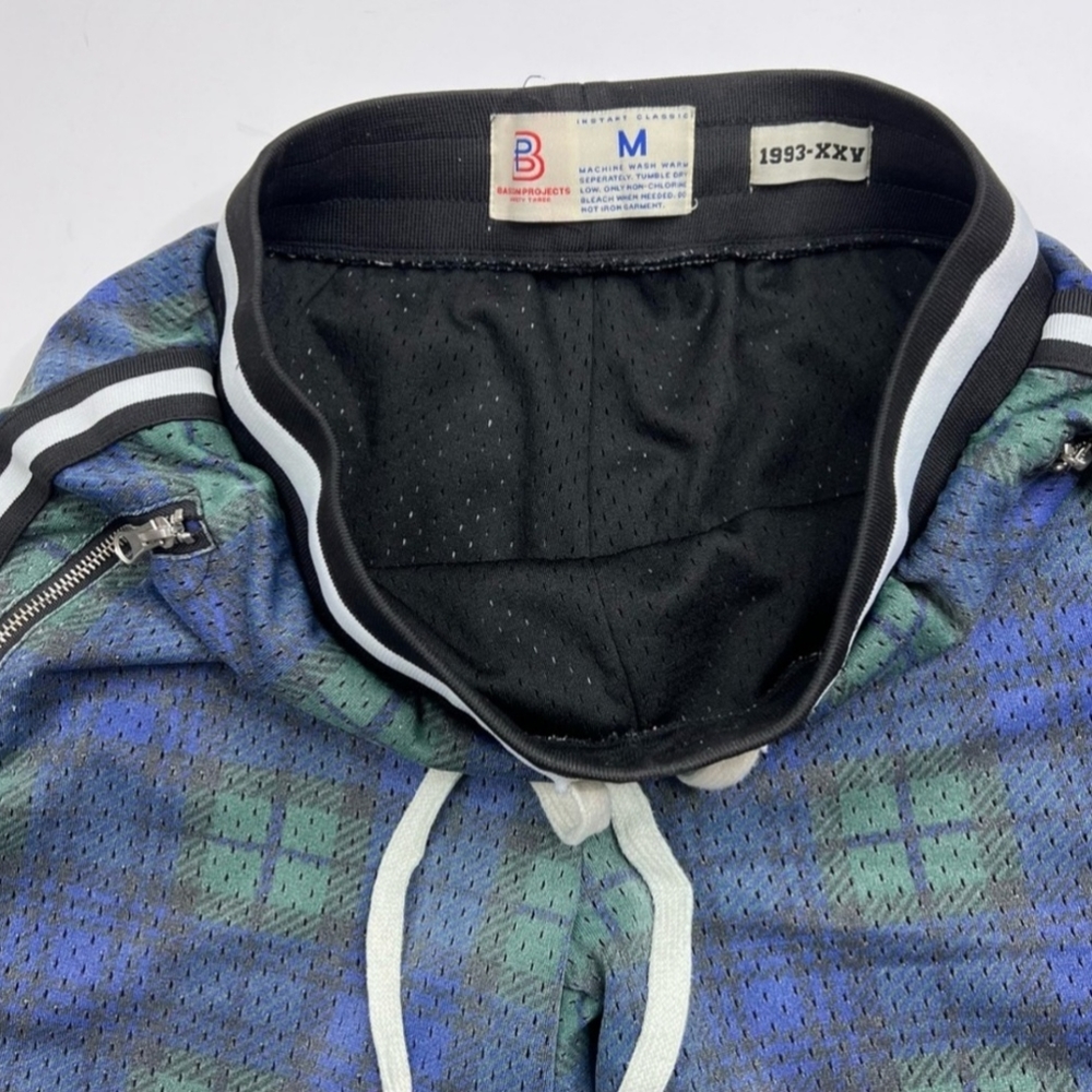 Bascom Projects 1993-Xxv Men's Green & Blue Plaid… - image 5